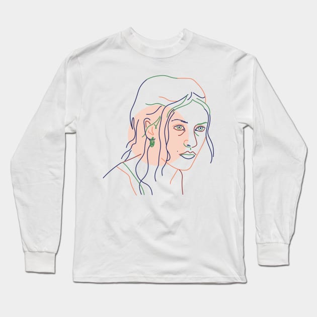 Clementine Kruczynski Long Sleeve T-Shirt by nouvellecollage